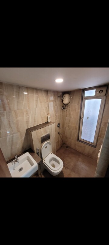 Bathroom in 1 BHK Apartment at Lodha Amara, Kolshet Road – for Rent