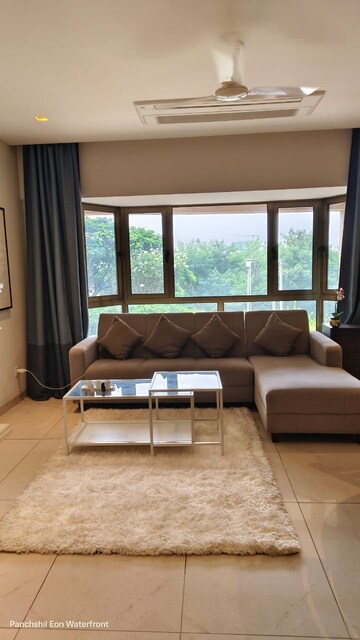 Bedroom in 4 BHK Apartment at Panchshil Eon Waterfront I, Kharadi – for Rent