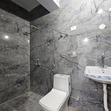 Bathroom in 1 BHK Builder Floor at Saket – for Rent