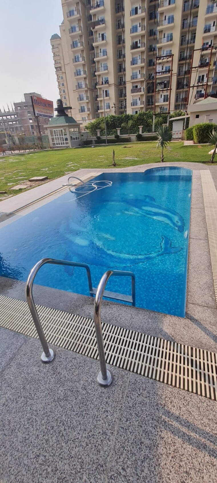 Swimming Pool, mehak-jeevan 3 Bedroom 1250 Sq.Ft. Apartment In Raj Nagar Extension Ghaziabad 8948421