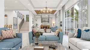 Living Room in 4 BHK Villa at Mandrem – for Sale