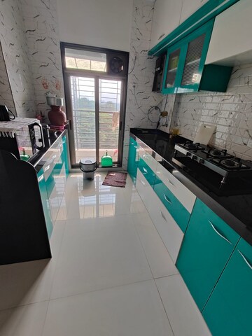 Kitchen in 1 BHK Apartment at Joshi Amar Vaishali CHS, Naupada – for Rent
