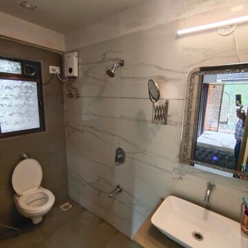 Bathroom in 2 BHK Apartment at Lodha Amara New Tower, Kolshet Industrial Area – for Rent