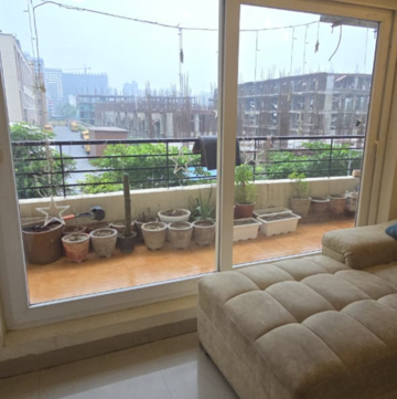 Balcony in 3 BHK Apartment at RPS Savana, Sector 88 – for Rent