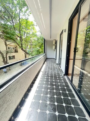 Balcony in 3 BHK Builder Floor at Ansal Sushant Apartments, Sushant Lok I – for Sale