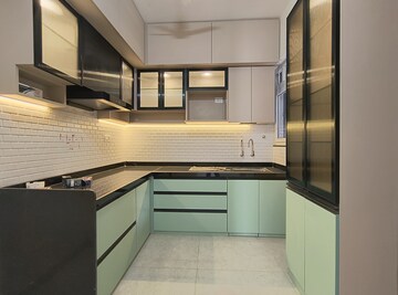 Kitchen in 3 BHK Apartment at Majestique Marbella Phase 1, Kharadi – for Rent
