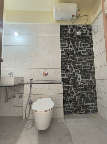 Bathroom in 3 BHK Apartment at Majestique Marbella Phase 1, Kharadi – for Rent