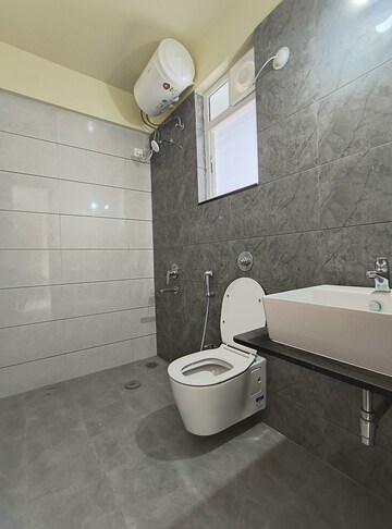 Bathroom in 3 BHK Apartment at Majestique Marbella Phase 1, Kharadi – for Rent