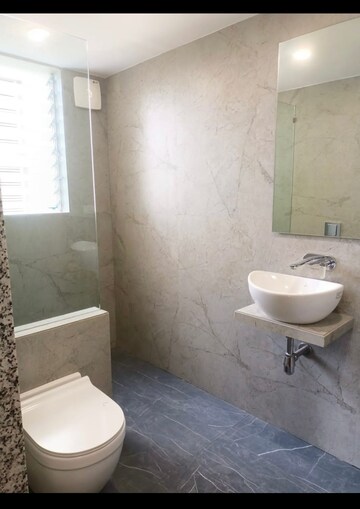 Bathroom in 2 BHK Apartment at Queenstown Springs, Ghansoli – for Sale