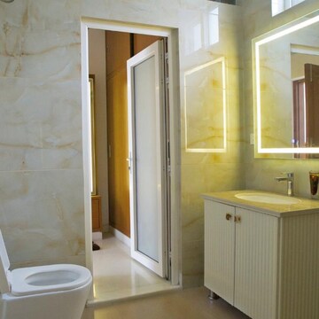 Bathroom in 3 BHK Apartment at Vasant Kunj – for Rent