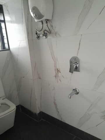 Bathroom in 2 BHK Apartment at Om Dipti CHS, Chinchpada – for Rent