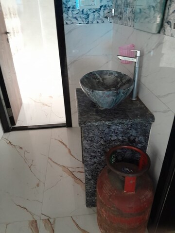 Bathroom in 2 BHK Apartment at Om Dipti CHS, Chinchpada – for Rent