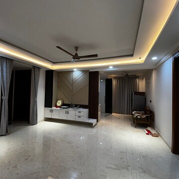 Living Room in 3.5 BHK Builder Floor at Vasant Kunj – for Rent