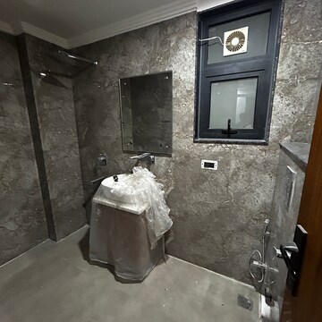 Bathroom in 3.5 BHK Builder Floor at Vasant Kunj – for Rent