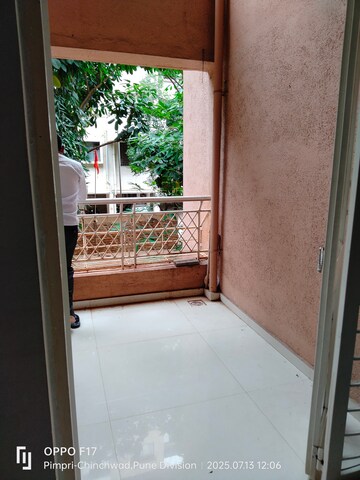 Balcony in 1 BHK Apartment at GK Royale Rahadki Greens, Rahatani – for Sale