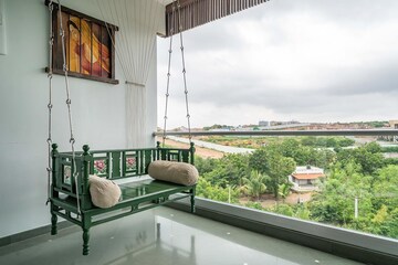 Balcony in 2.5 BHK Apartment at Golf Edge, Gachibowli – for Sale