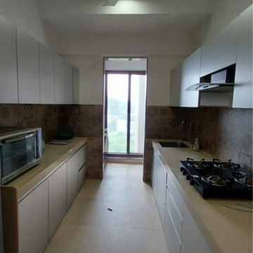 Kitchen in 3 BHK Apartment at Kanakia Silicon Valley, Hariom Nagar – for Rent