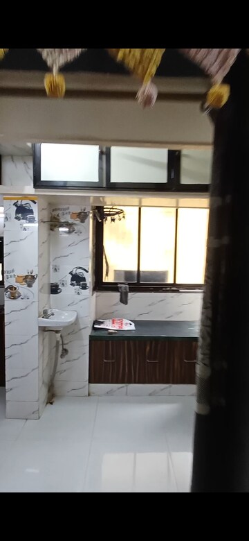Kitchen in 1 RK Apartment at Sangharsh Nagar CHS, Chandivali – for Rent