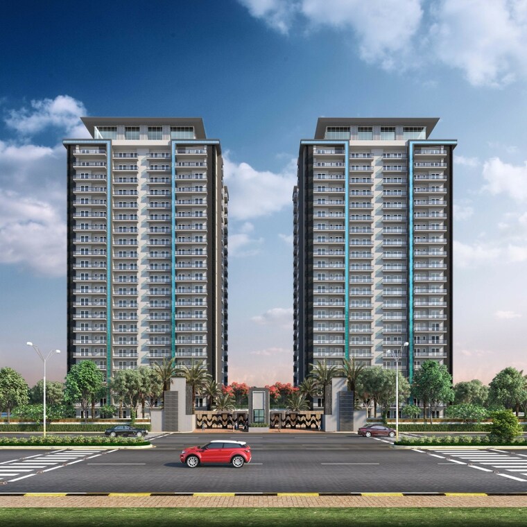 Exterior View, oro-constella 3.5 Bedroom 2105 Sq.Ft. Apartment In Sushant Golf City Lucknow 8948747