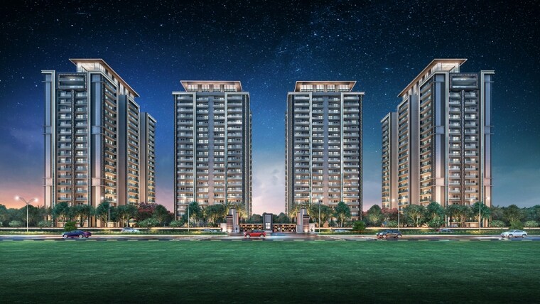 Exterior View, oro-constella 3.5 Bedroom 2105 Sq.Ft. Apartment In Sushant Golf City Lucknow 8948747