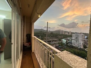 Balcony in 1 BHK Apartment at Shree Tirupati STG Signature Residency, Patlipada – for Sale