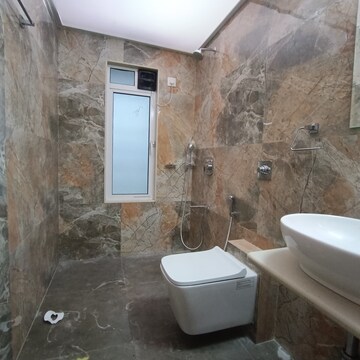 Bathroom in 3 BHK Apartment at Shraddha Elite, Poisar – for Rent