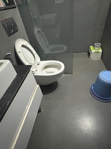 Bathroom in 3 BHK Apartment at Maya Green Lotus Saksham, International Airport Road – for Rent