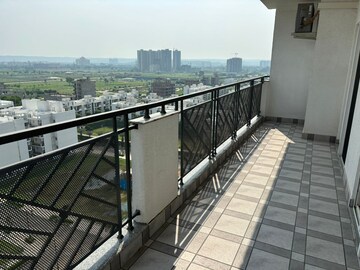 Balcony in 3 BHK Apartment at Central Park Flower Valley Aqua Front Towers, Sohna Sector 33 – for Rent