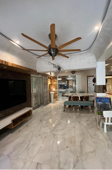 Living Room in 4 BHK Penthouse at Prescon Prestige Valley, Ghodbunder Road – for Rent