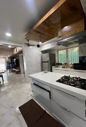 Kitchen in 4 BHK Penthouse at Prescon Prestige Valley, Ghodbunder Road – for Rent