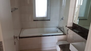 Bathroom in 3 BHK Builder Floor at Ansal API Esencia, Sector 67 – for Rent