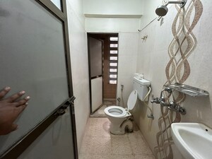 Bathroom in 1 BHK Apartment at Sukur Residency B1 CHS Ltd, Kasarvadavali – for Sale