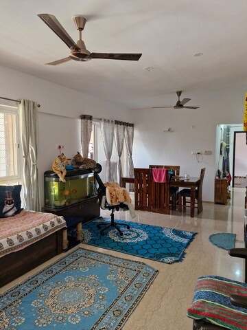 Living Room in 3 BHK Apartment at Sarala Apartments Model Colony, Model Colony – for Rent
