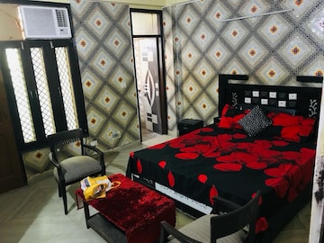 Bedroom in 3 BHK Villa at Anant Raj Hauz Khas Apartment, Hauz Khas – for Rent