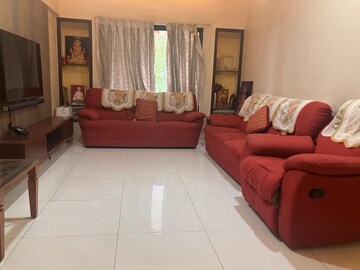 Living Room in 4 BHK Apartment at Bhosale Elite, Bhosale Nagar – for Rent