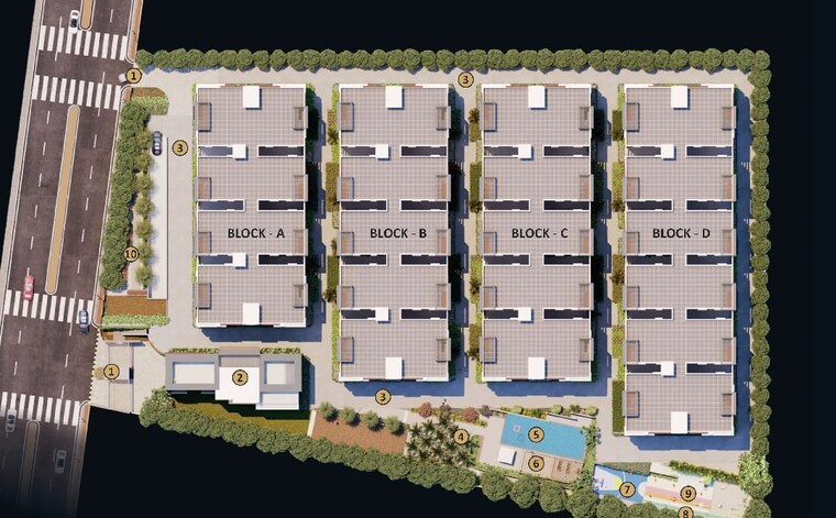 Master Plan, bachupally 3 Bedroom 1560 Sq.Ft. Apartment In Bachupally Hyderabad 8948963