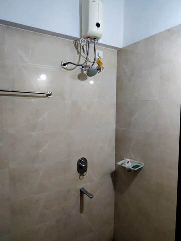 Bathroom in 2 BHK Apartment at Aaiji Lakeshore Residences, Dhanori – for Rent
