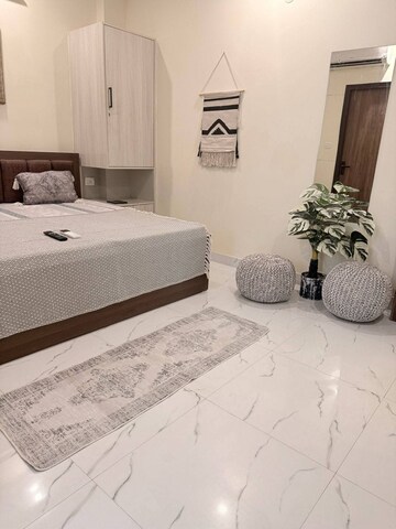 Bedroom in 1 BHK Builder Floor at Sector 5 – for Rent