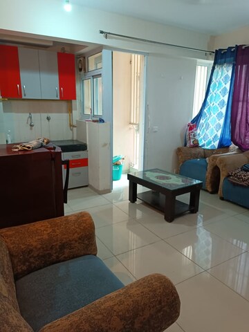 Living Room in 1 BHK Apartment at Wave Dream Homes, Wave City – for Rent