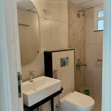 Bathroom in 1 BHK Apartment at Godrej Hillside, Mahalunge – for Rent