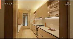 Kitchen in 3 BHK Apartment at Oberoi Forestville, Kolshet Road – for Sale