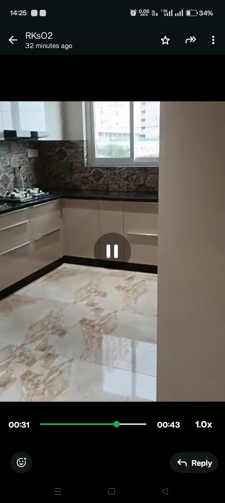 Kitchen, bachupally 3 Bedroom 1768 Sq.Ft. Apartment In Bachupally Hyderabad 8949102