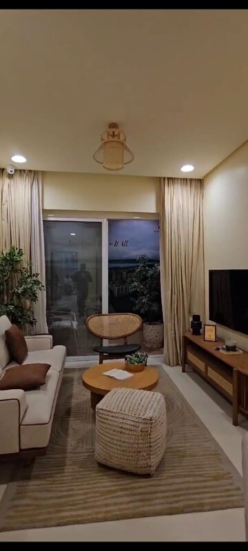 Living Room in 2 BHK Apartment at Kanakia Beverly Heights, Bhayandar East – for Sale