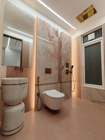 Bathroom in 3 BHK Apartment at Goodwill Wisteria, Vashi Sector 19d – for Sale