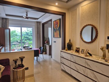 Living Room in 3 BHK Builder Floor at Ansal API Esencia, Sector 67 – for Rent