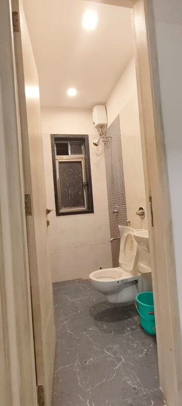 Bathroom in 3 BHK Apartment at LnT Crescent Bay T5, Parel – for Rent