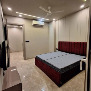 Bedroom in 2 BHK Builder Floor at Malviya Nagar – for Rent