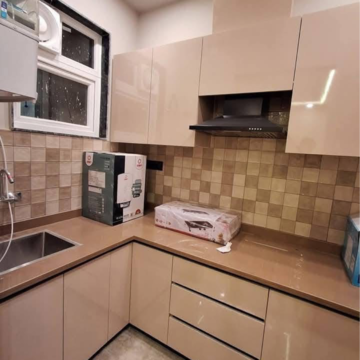 Kitchen in 2 BHK Builder Floor at Malviya Nagar – for Rent