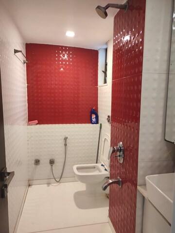 Bathroom in 3 BHK Apartment at Hillslope CHS, Pali Hill – for Rent