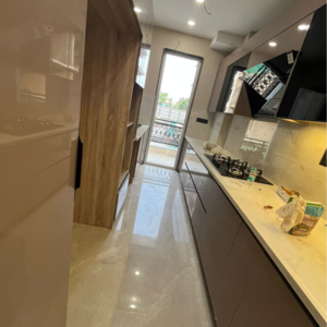 Kitchen in 3 BHK Builder Floor at BPTP Floors, Sector 70 – for Sale